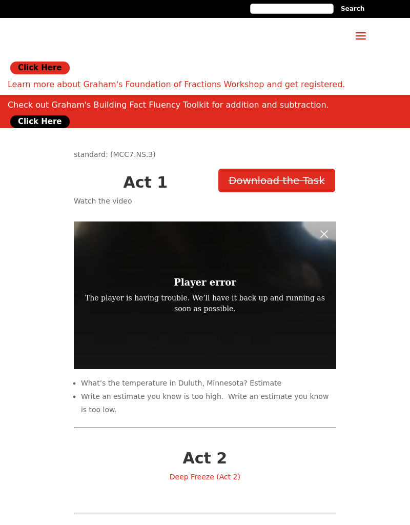 Deep Freeze Activity