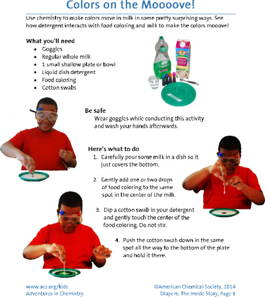 Colors on the Mooove! Activity