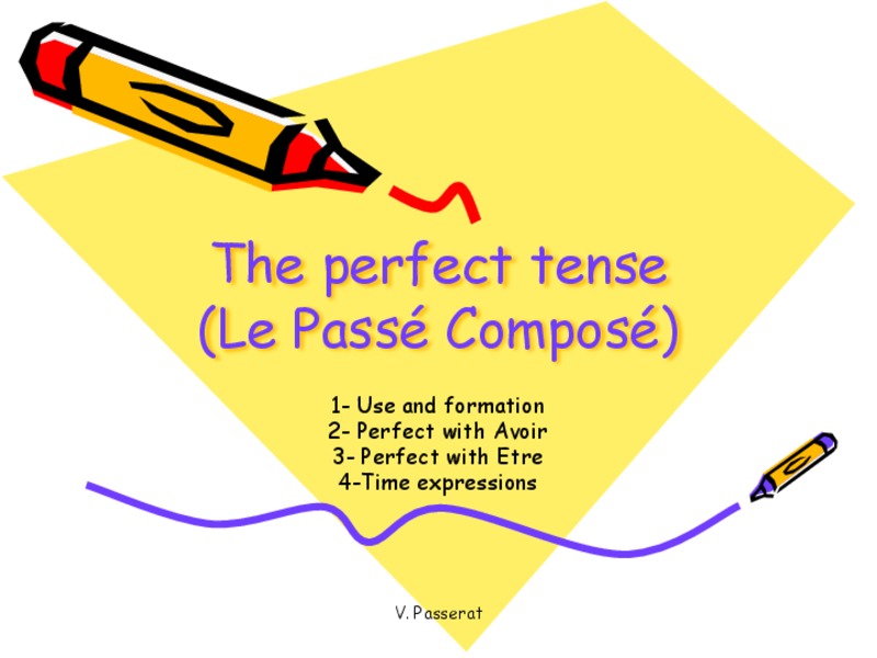 Le Passé Composé PPT