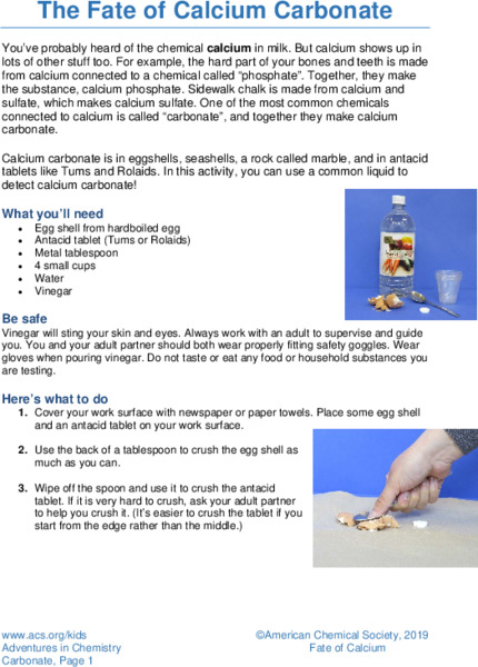 The Fate of Calcium Carbonate Activity