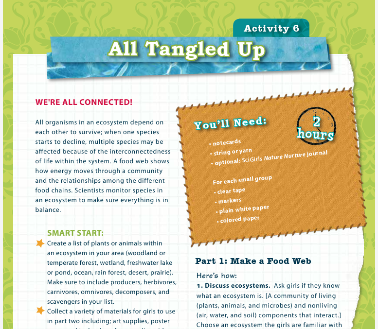 All Tangled Up Activity