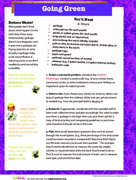 Going Green Activity