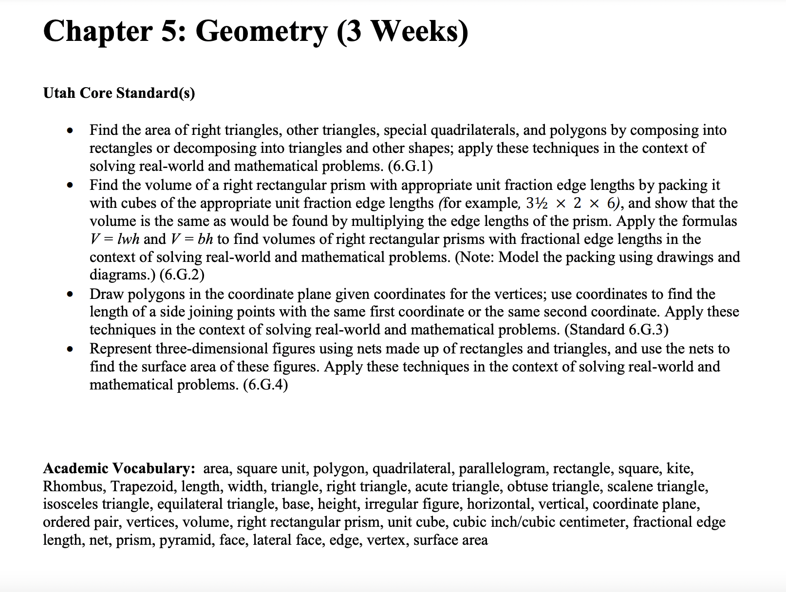 Geometry Workbook