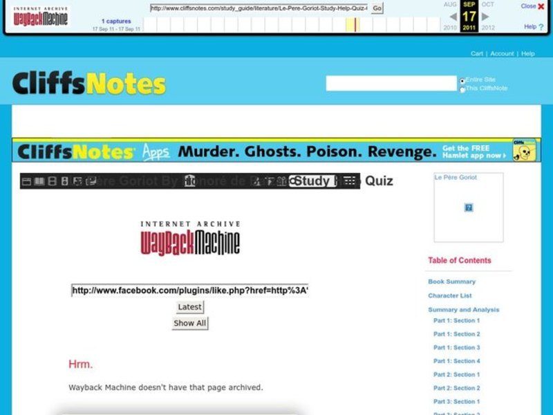 Le Père Goriot by Honoré de Balzac Interactive