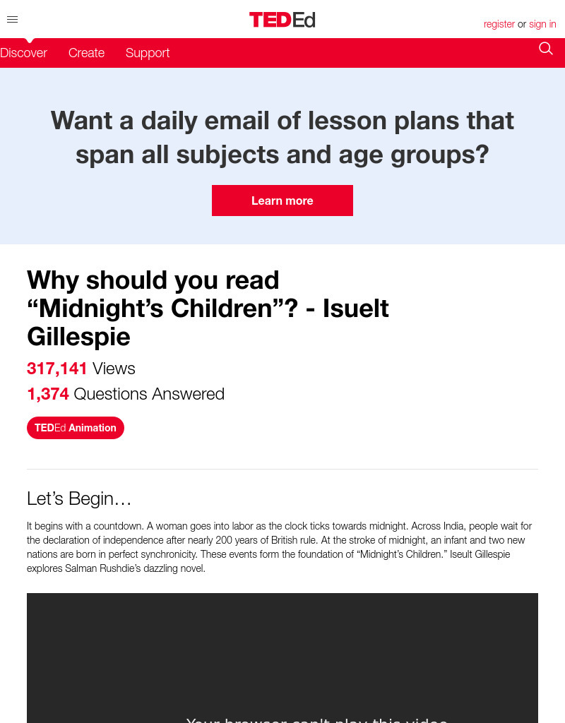 Why Should You Read “Midnight’s Children”? Instructional Video