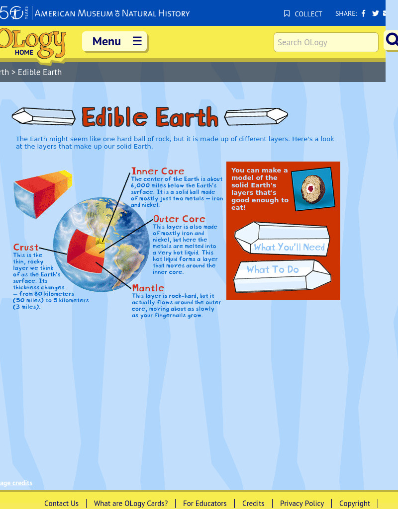 Edible Earth Activity