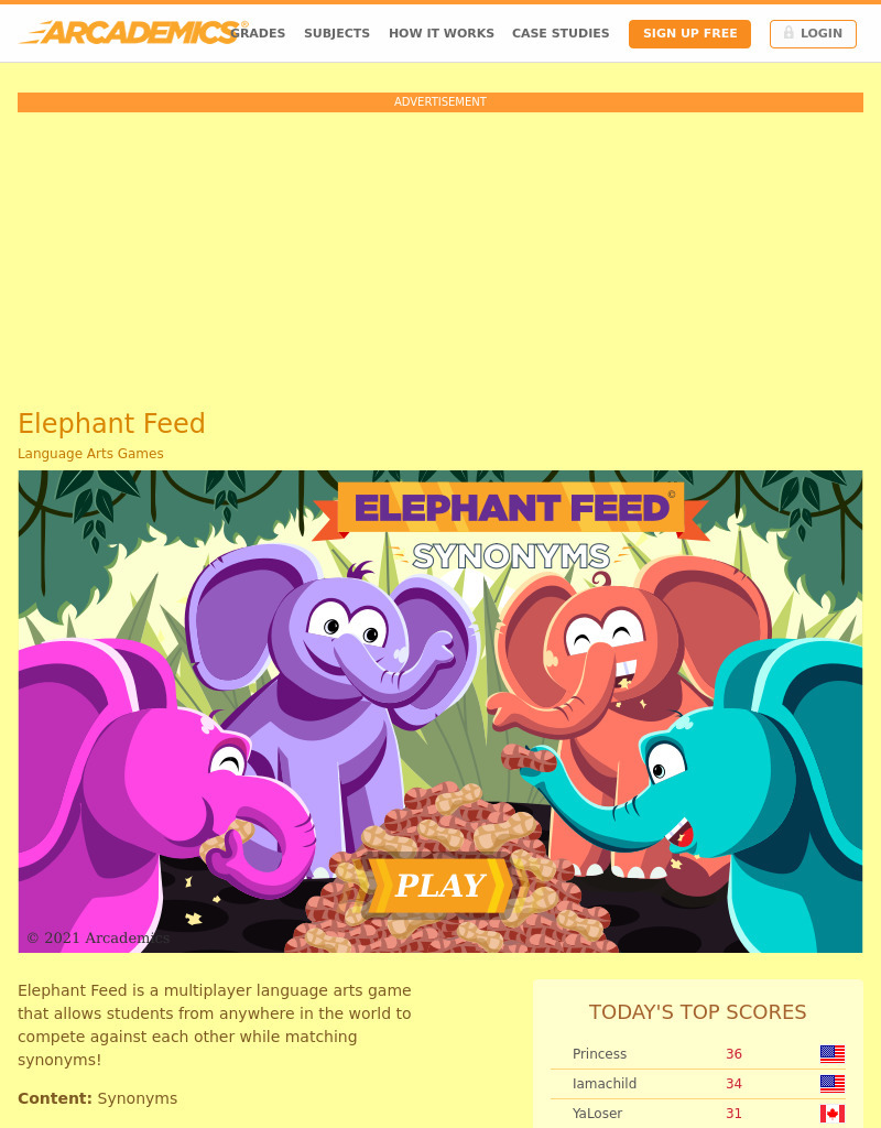 Elephant Feed Interactive
