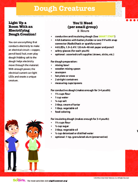 Dough Creatures Activity