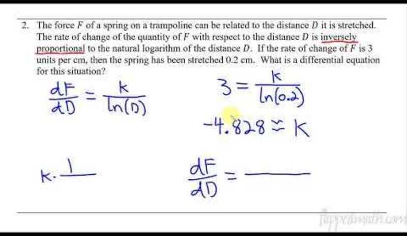 Calculus AB/BC - Modeling Situations with Differential Equations AP Test Prep