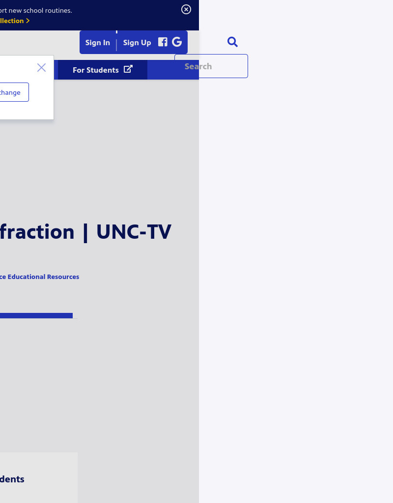 Reflection and Refraction | UNC-TV Science Instructional Video