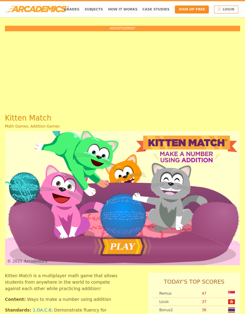 Kitten Match Interactive