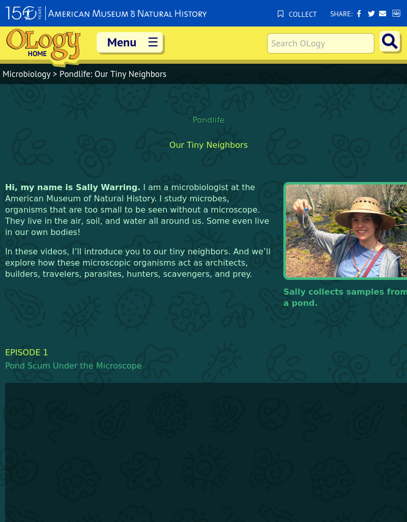 Pondlife: Our Tiny Neighbors Instructional Video