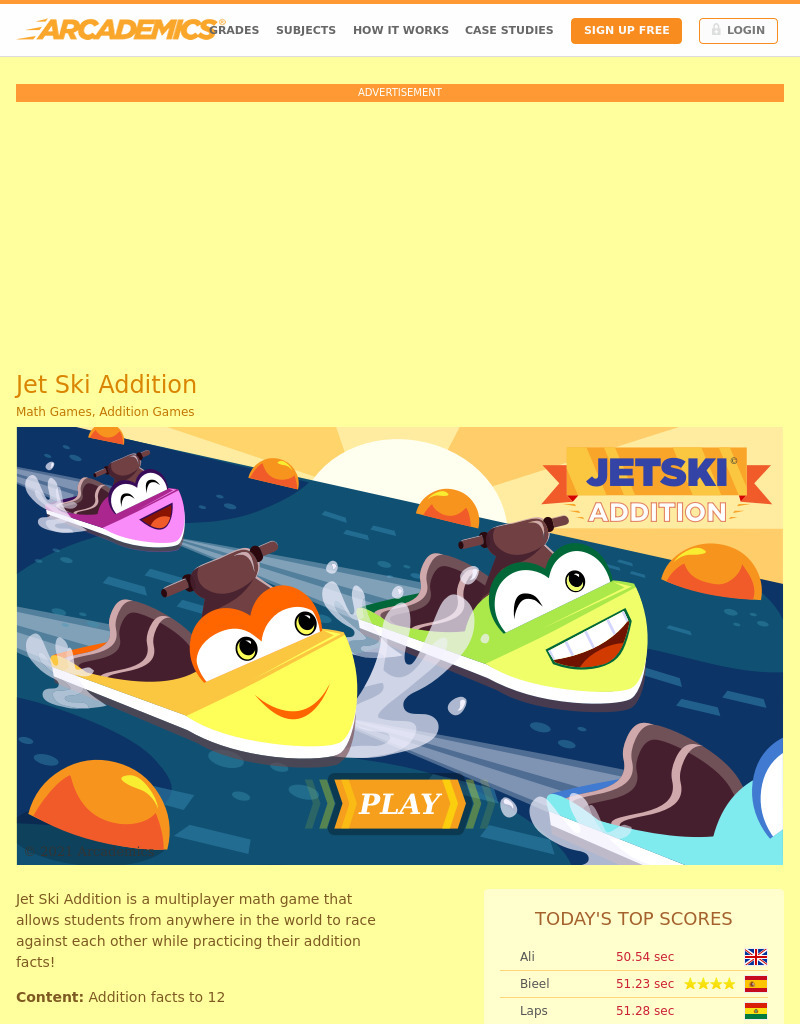 Jet Ski Addition Interactive