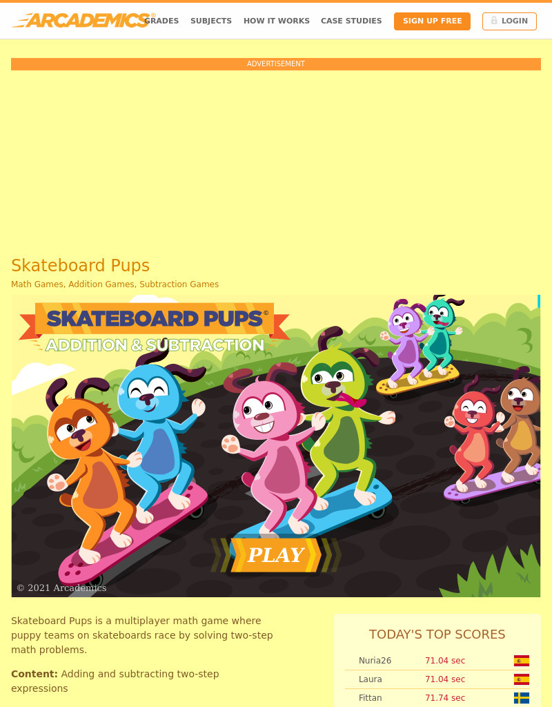 Skateboard Pups Interactive