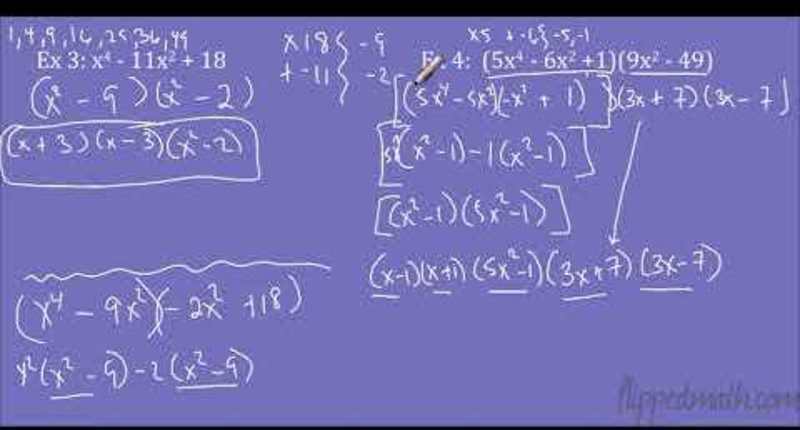 Advanced Factoring Instructional Video