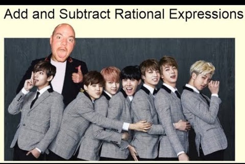 Add and Subtract Rational Expressions Instructional Video