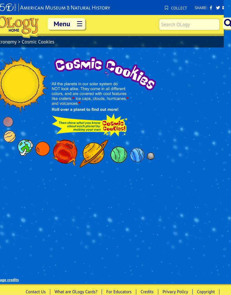 Cosmic Cookies Activity