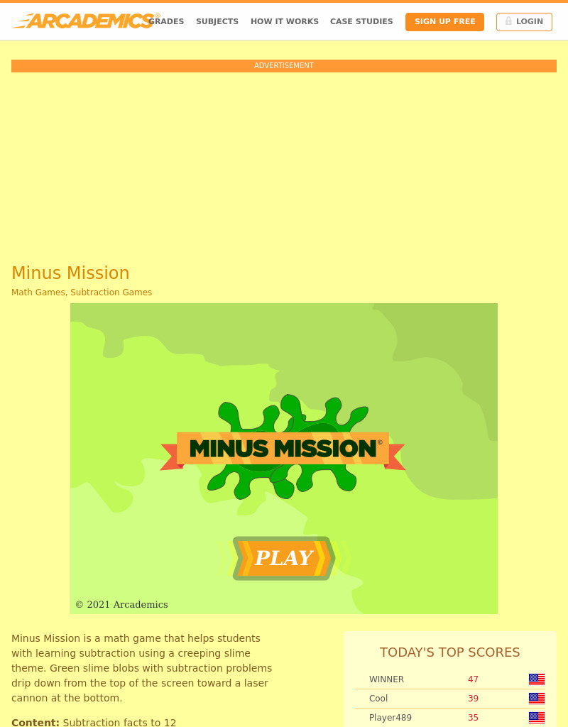 Minus Mission Interactive