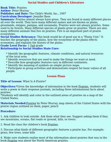Prairies Lesson Plan