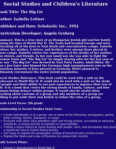 The Big Lie Lesson Plan