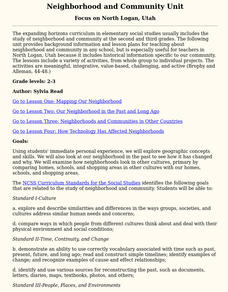Neighborhood and Community Unit Lesson Plan