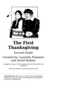 The First Thanksgiving Lesson Plan