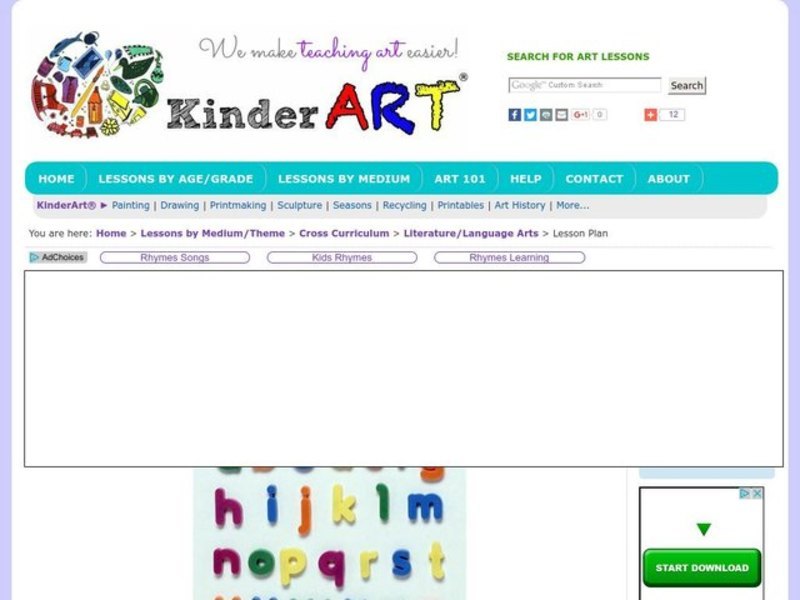 Learning Rhymes Lesson Plan