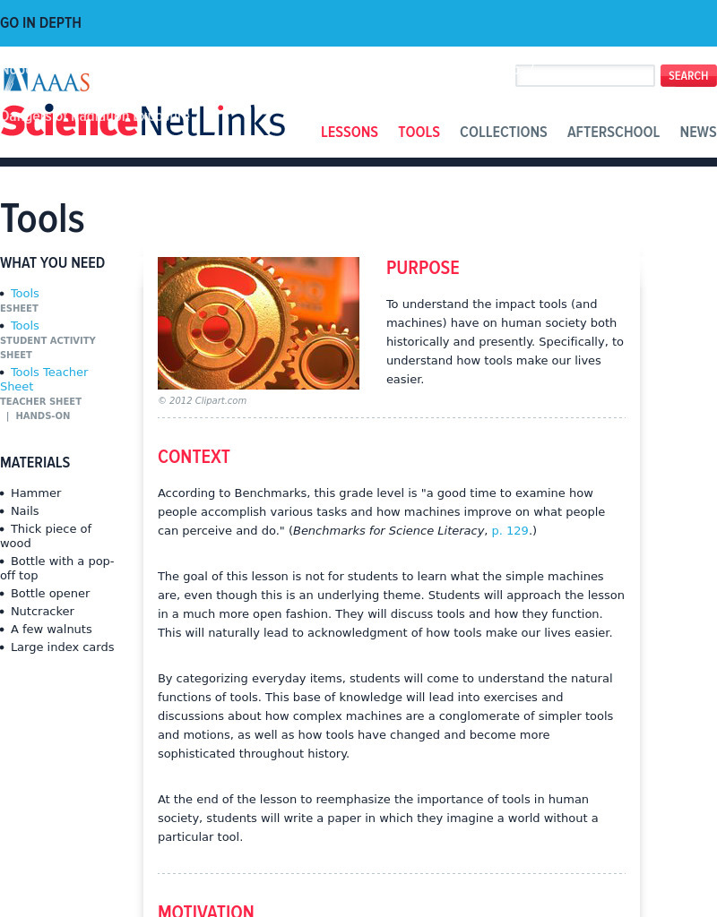 The Human Organism Lesson Plan