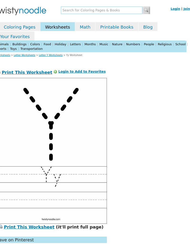 Customized Handwriting: the Letter Y Interactive