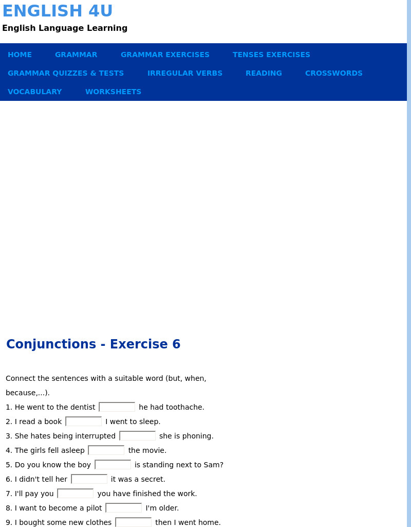 Conjunctions #2 Interactive