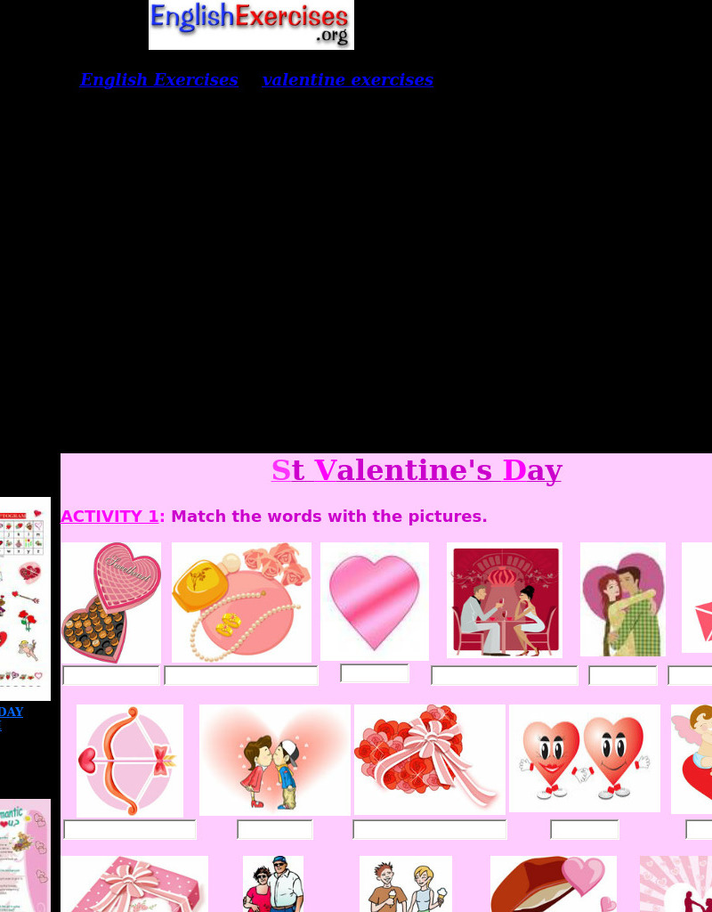 ESL: Valentine's Day Interactive
