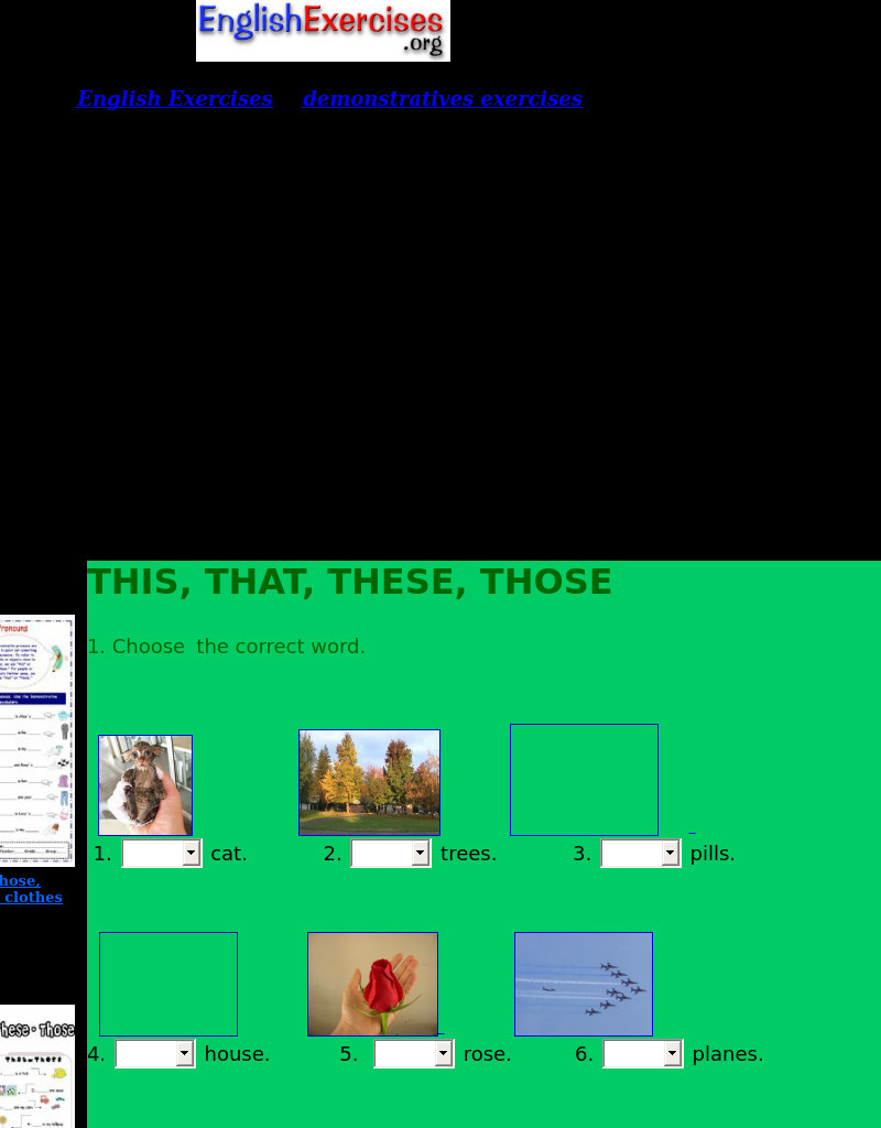 This, That, These, Those Interactive