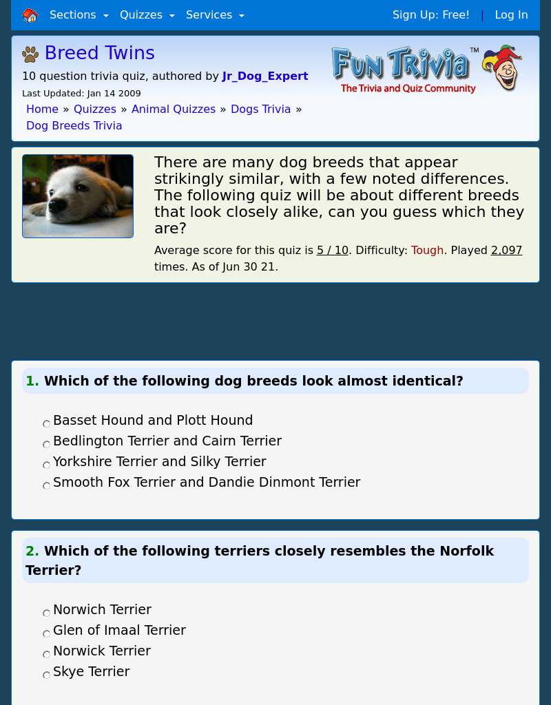 Breed Twins-Dog Breeds Interactive