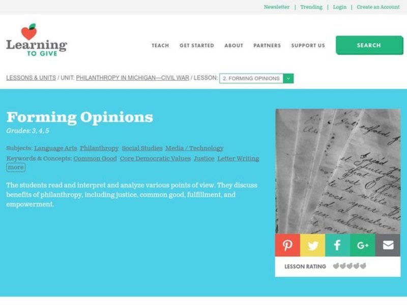 Learning to Give Lesson Plan