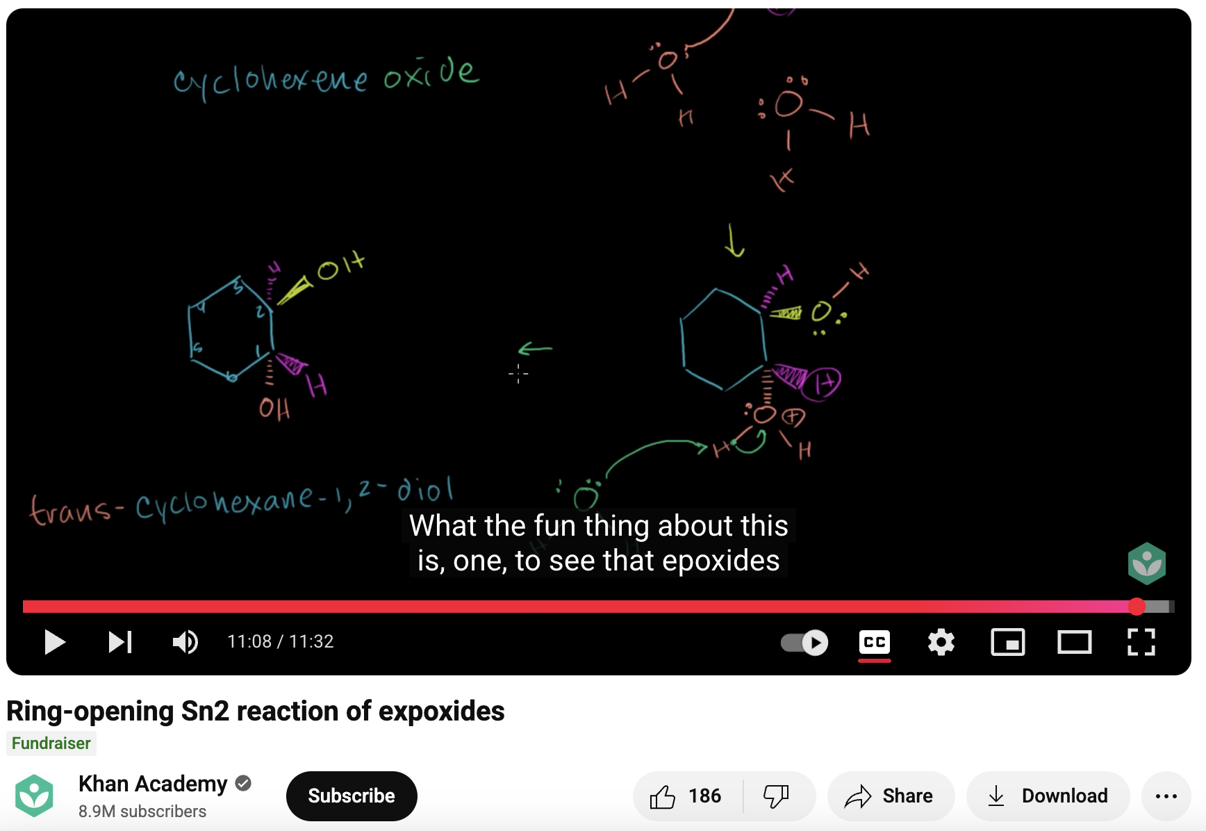Ring-Opening SN2 Reaction of Epoxides Instructional Video