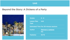Beyond the Story: A Dickens of a Party Unit Plan