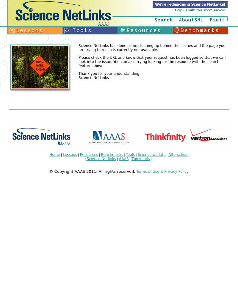 Science NetLinks: Nearsightedness Lesson Plan