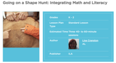 Going on a Shape Hunt: Integrating Math and Literacy Lesson Plan