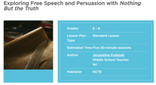 Exploring Free Speech and Persuasion with Nothing But The Truth Lesson Plan