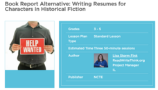 Book Report Alternative: Writing Resumes for Characters in Historical Fiction Lesson Plan
