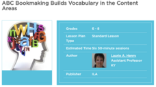 ABC Bookmaking Builds Vocabulary in the Content Areas Lesson Plan