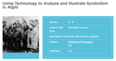 Using Technology to Analyze and Illustrate Symbolism in Night Lesson Plan