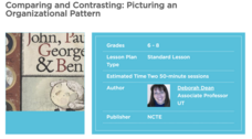 Comparing and Contrasting: Picturing an Organizational Pattern Lesson Plan