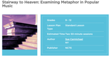 Stairway to Heaven: Examining Metaphor in Popular Music Lesson Plan