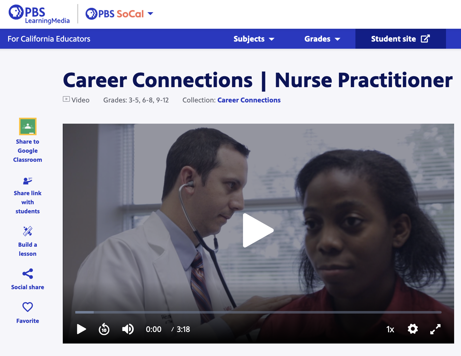 Career Connections | Nurse Practitioner Instructional Video