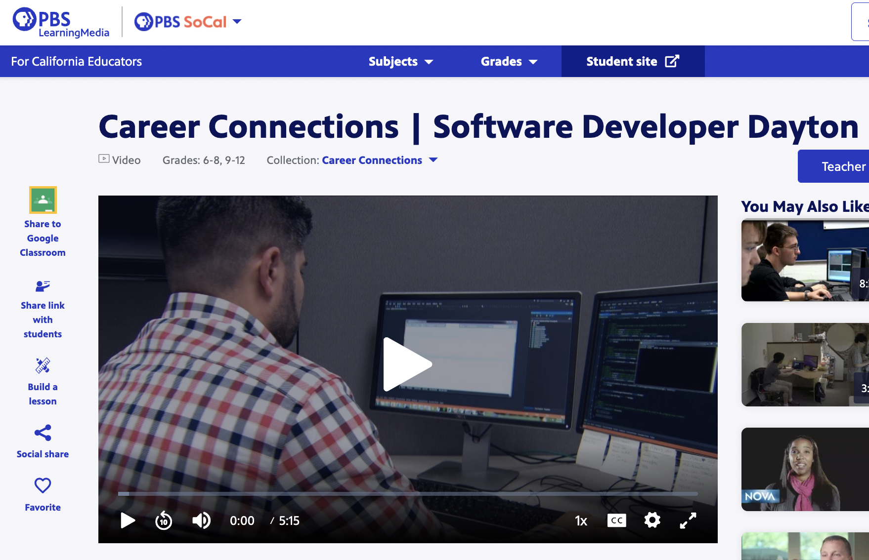 Career Connections | Software Developer Dayton Instructional Video