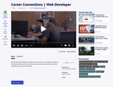 Career Connections | Web Developer Instructional Video