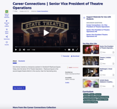 Career Connections | Senior Vice President of Theatre Operations Instructional Video