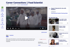 Career Connections | Food Scientist Instructional Video