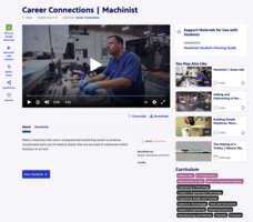 Career Connections | Machinist Instructional Video